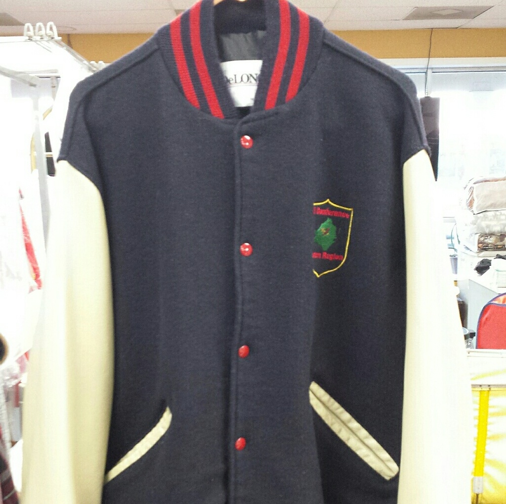 DeLONG bomber varsity jacket